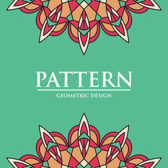 Obraz premium Colorfull Mandala Geometrical Background, Mozaic, wallpaper