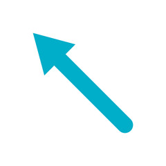 Isolated blue arrow icon vector design