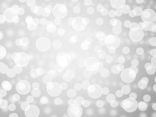 abstract background with white bokeh og lights