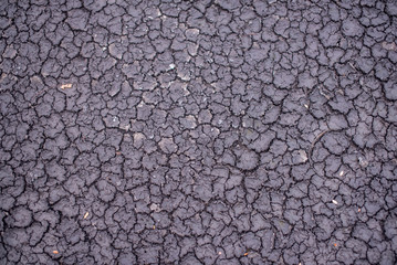 Ground crack caused by drought
