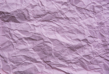 Purple crumpled paper for texture background