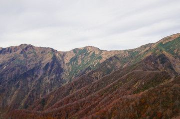 紅葉の谷川岳