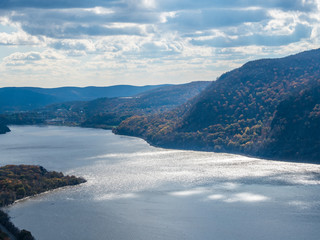 View from the famous Breakneck Ridge trail in Upstate New York
