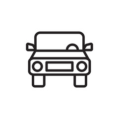 Plakat Car Icon Vector Design Template