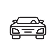 Plakat Car Icon Vector Design Template