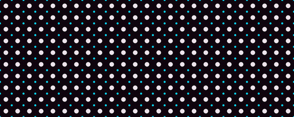 Black white little blue polkadot fabric cloth texture background