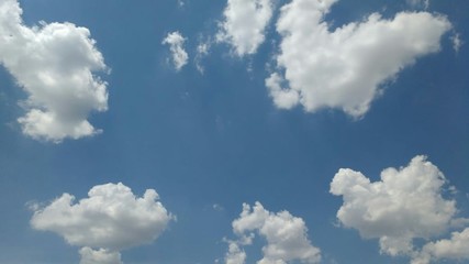 blue sky with clouds