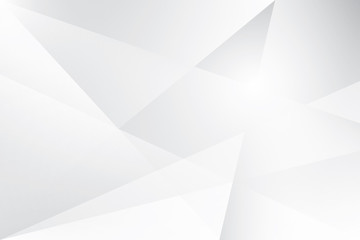 Abstract geometric white and gray color background. Vector, illustration.