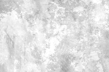 Concrete wall white color for background. Old grunge textures with scratches and cracks. White painted cement wall texture.