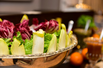 fresh salad in a bowl