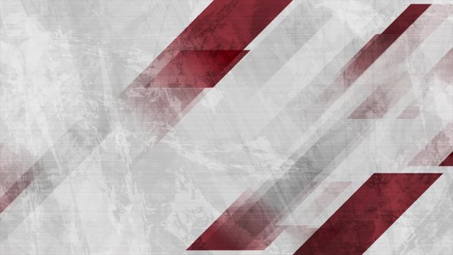 Dark red and grey grunge stripes abstract motion design. Geometric tech background. Seamless looping. Video animation Ultra HD 4K 3840x2160