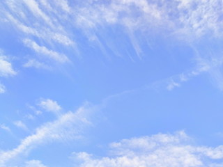 秋の空　はけ雲　鰯雲　鱗雲