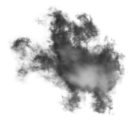 white cloud Isolated on white background,Smoke Textured,brush effect