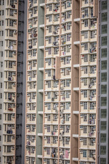 Hong Kong's dense urban and architectural landscape