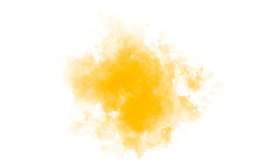 Abstract background with yellow splash brush