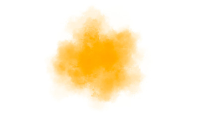 Abstract yellow watercolor blot background © Александр Ковалёв