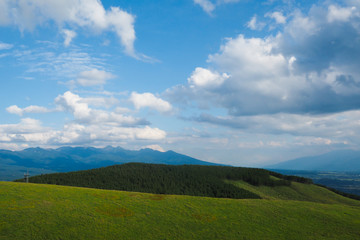 Fototapeta premium 中部高地、八ヶ岳山麓、長野県