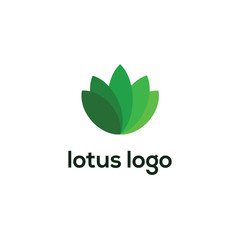 Green lotus logo