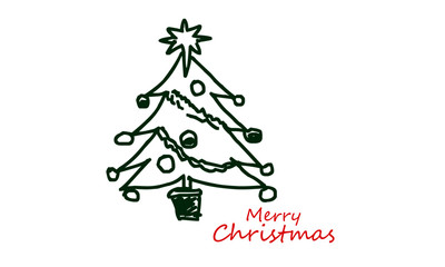 Christmas greeting card for holiday design