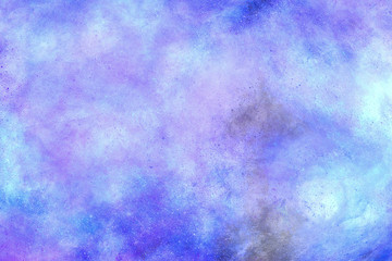 Abstract space background with nebula and stars. Fractal galaxy of the universe.