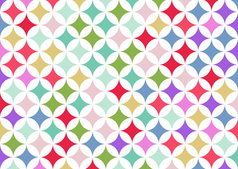 seamless geometric pattern with triangles
