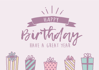 誕生日カード（プレゼント）