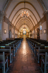 Fototapeta na wymiar Inside the Historic Parish, Carmel Mission