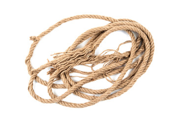 The tangled hemp rope