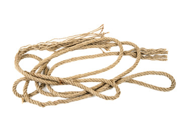 The tangled hemp rope
