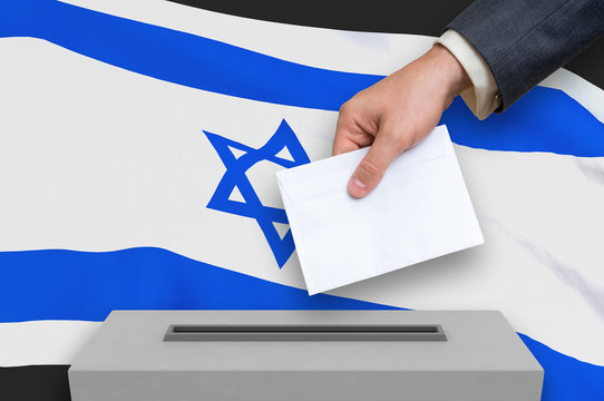 Election in Israel - voting at the ballot box