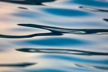 Expanse of water in the pool as an abstract background