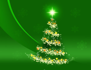 クリスマス　クリスマスフレーム　雪の結晶　ツリー　雪片　クリスマス背景