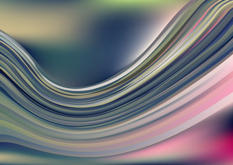 Wave Creative Background vector image design