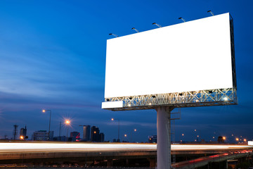 billboard blank for outdoor advertising poster or blank billboard for advertisement.