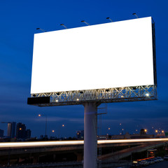 billboard blank for outdoor advertising poster or blank billboard for advertisement.