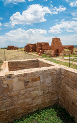 Stone and Adobe Ruins at Fort Union National Monument