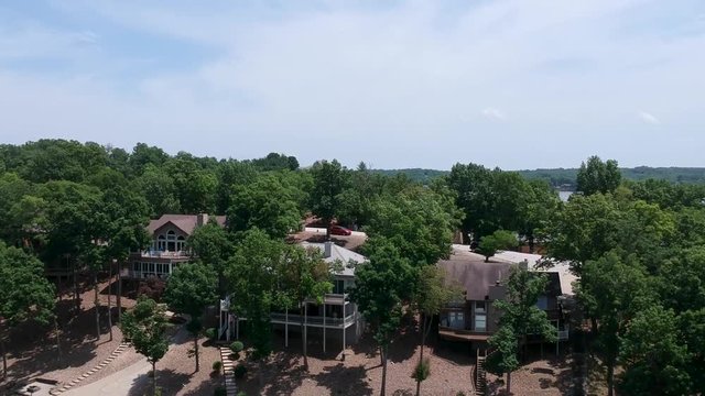 AERIAL VIEW OF LAKE OZARKS