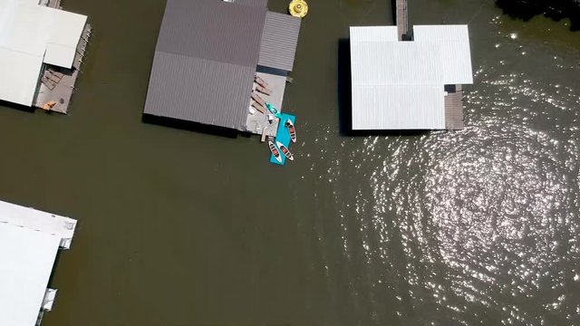 AERIAL VIEW OF LAKE OZARKS