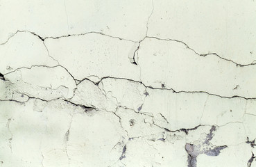 Old grungy concrete wall with cracks