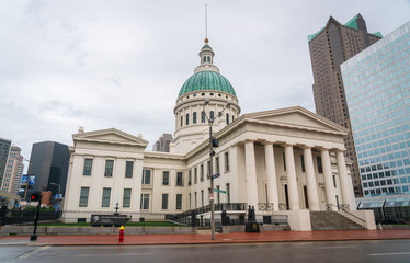 Obraz premium Capitol Building at Gateway Arch National Park