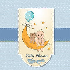 baby boy shower card