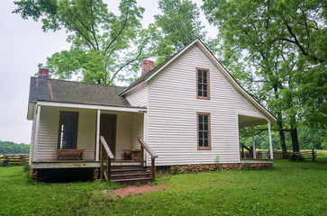 Fototapeta na wymiar George Washington Carver's Childhood Home at his National Monument