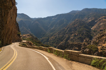 Winding Road at Giant Sequoia National Monument