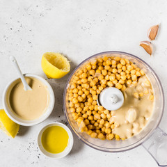 Hummus in the Making