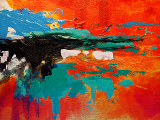 colorful painting texture abstract background.