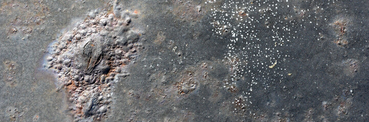 Rusty metal wall