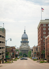 Street View of the Illinois State Capitol Building