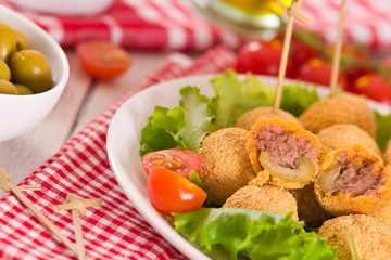 Ascoli stuffed olives.