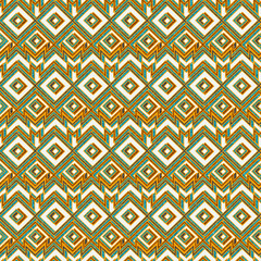 Vintage mosaic seamless pattern.