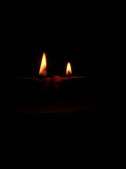 candle in the dark